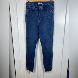 Good American | Good waist Blue Jean pants - High waist distressed ankle - 6/28